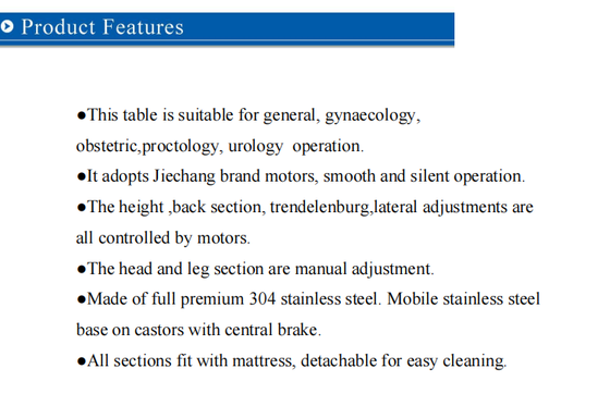 Multi-function Surgical Operating Table