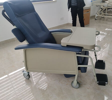 Folding Ajustable Hospital Luxurios Residential Recliner Chair Bed