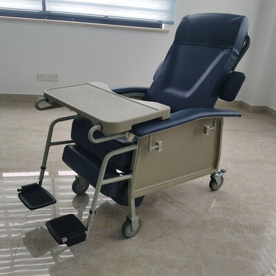 Folding Ajustable Hospital Luxurios Residential Recliner Chair Bed
