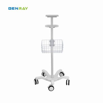 Trolley para monitor de paciente quirúrgico, máquina de ECG, carrito médico hospitalario