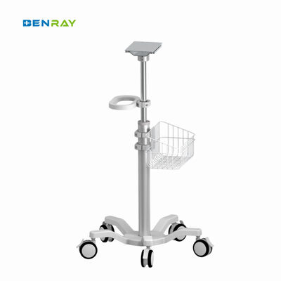 Trolley para monitor de paciente quirúrgico, máquina de ECG, carrito médico hospitalario